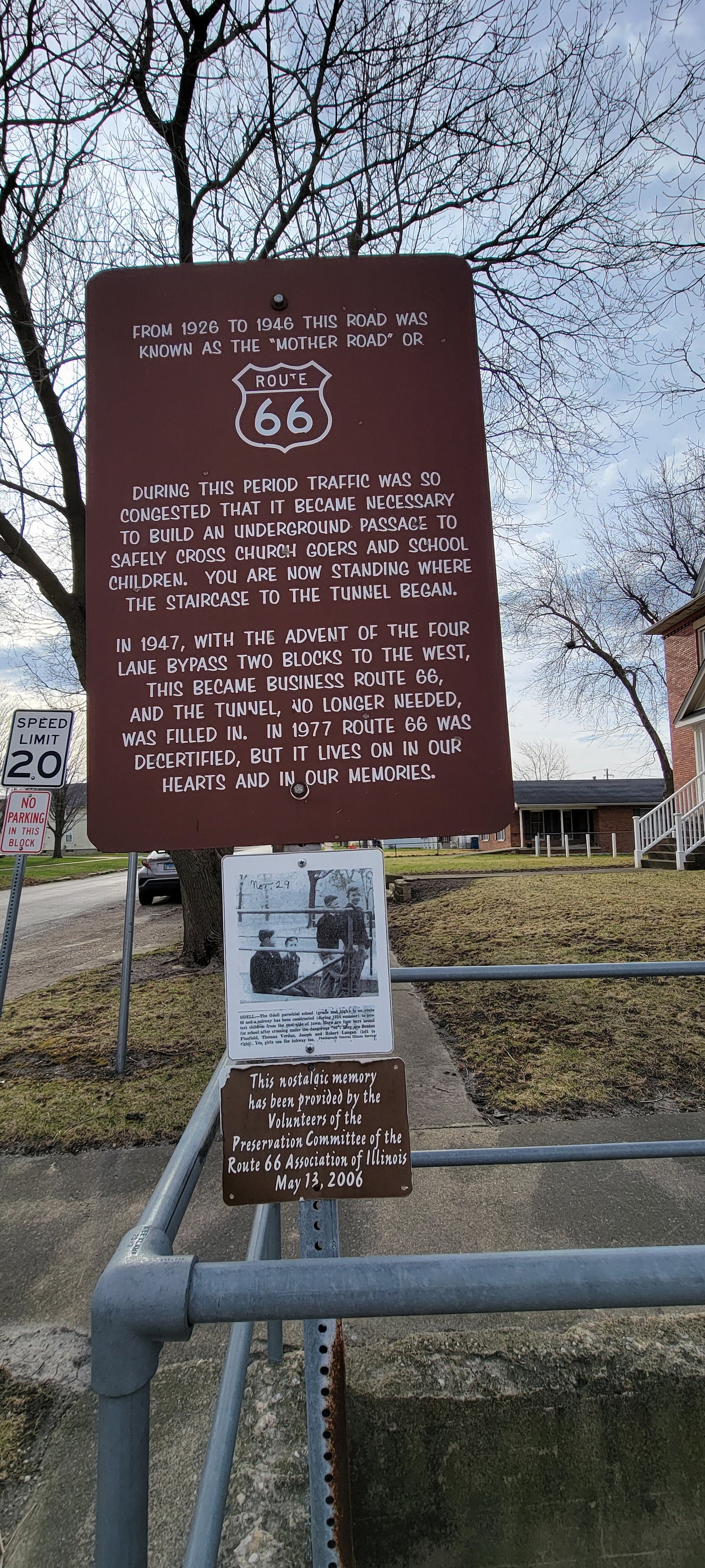 Odell Route 66 Illinois Wall Art