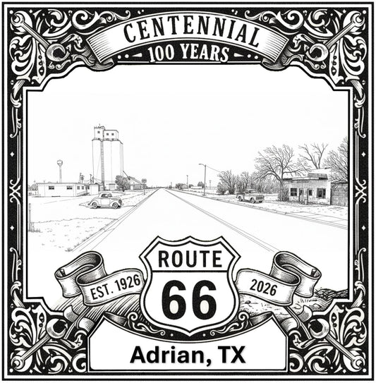 Adrian Route 66 Texas Wall Art