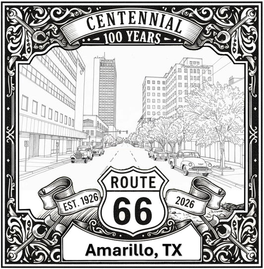 Amarillo Route 66 Texas Wall Art
