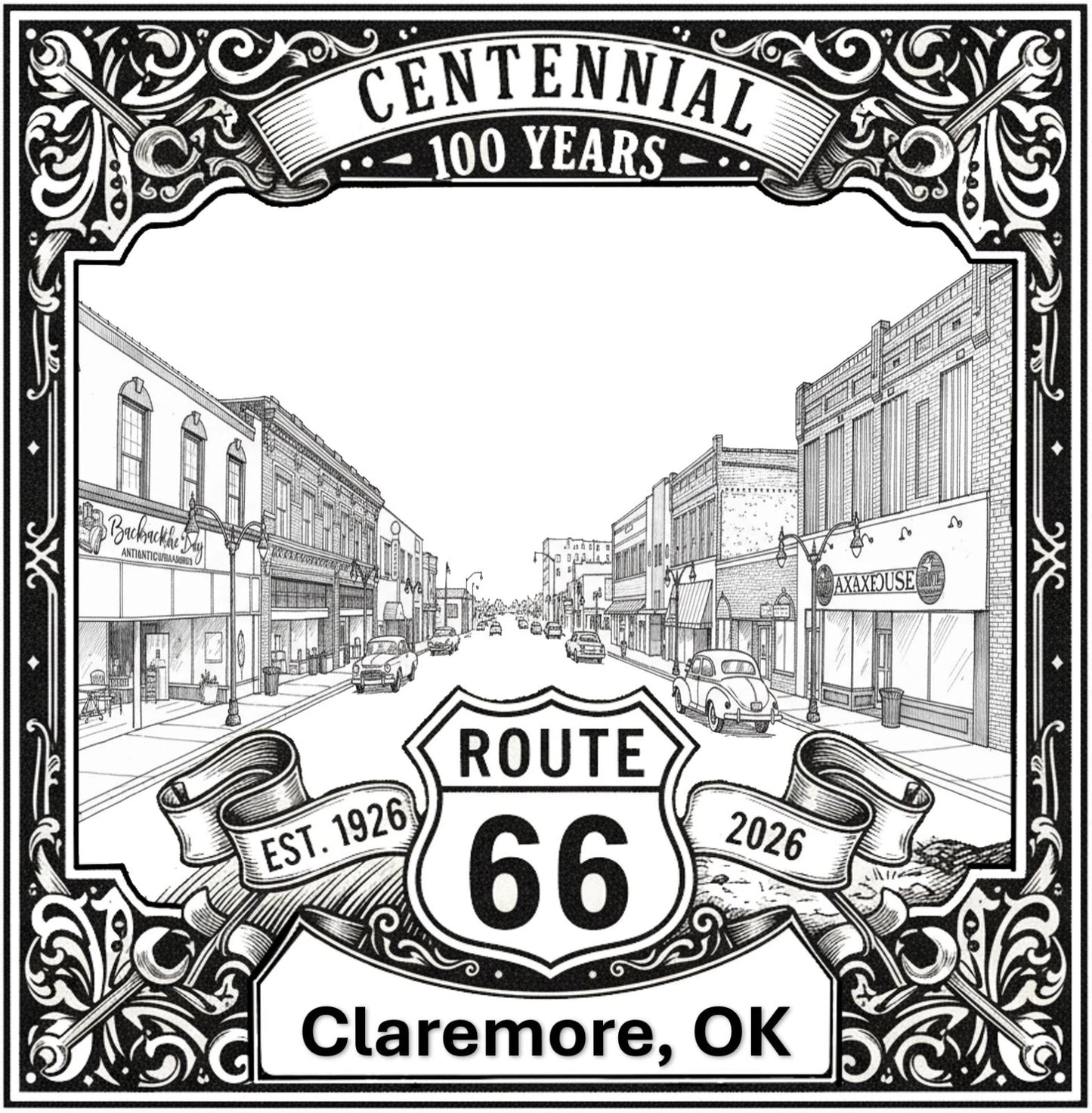 Claremore Route 66 Oklahoma Wall Art