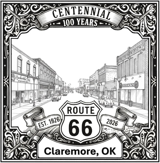 Claremore Route 66 Oklahoma Wall Art