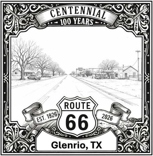Glenrio Route 66 Texas Wall Art