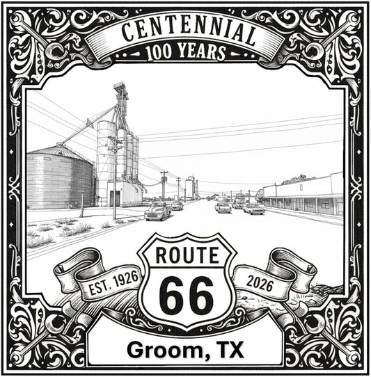 Groom Route 66 Texas Wall Art
