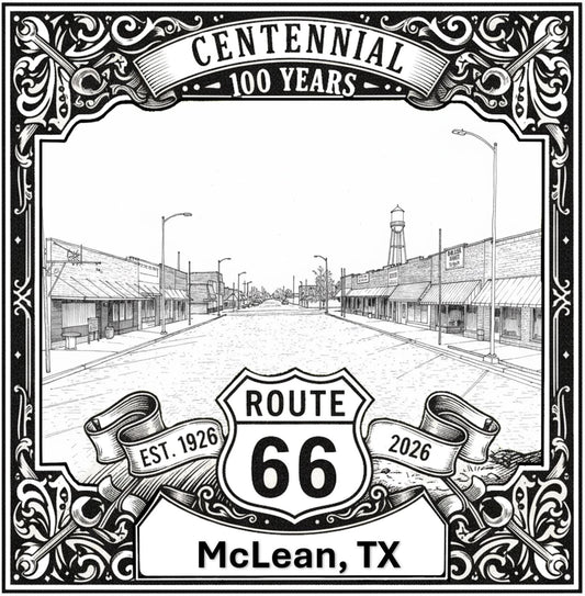 McLean Route 66 Texas Wall Art