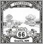 Laser-engraved design of Grants, New Mexico for Route 66 Centennial