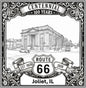 Laser-engraved design of Joliet, Illinois for Route 66 Centennial
