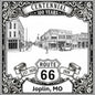 Laser-engraved design of Joplin, Missouri for Route 66 Centennial