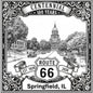 Laser-engraved design of Springfield, Illinois for Route 66 Centennial