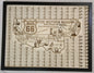 Laser-engraved Route 66 Wall Art with attachable pins for tracking travels