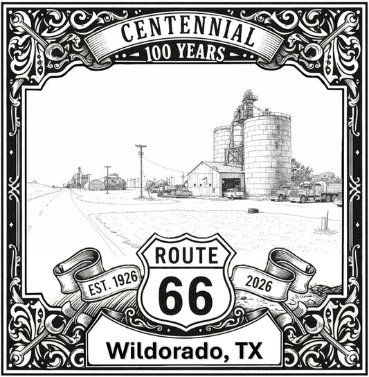 Wildorado Route 66 Texas Wall Art