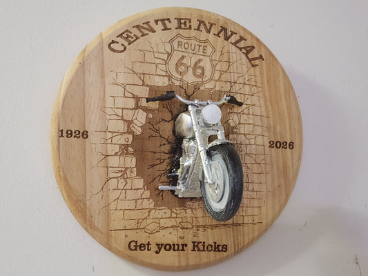 Route 66 Bikers Wall Art