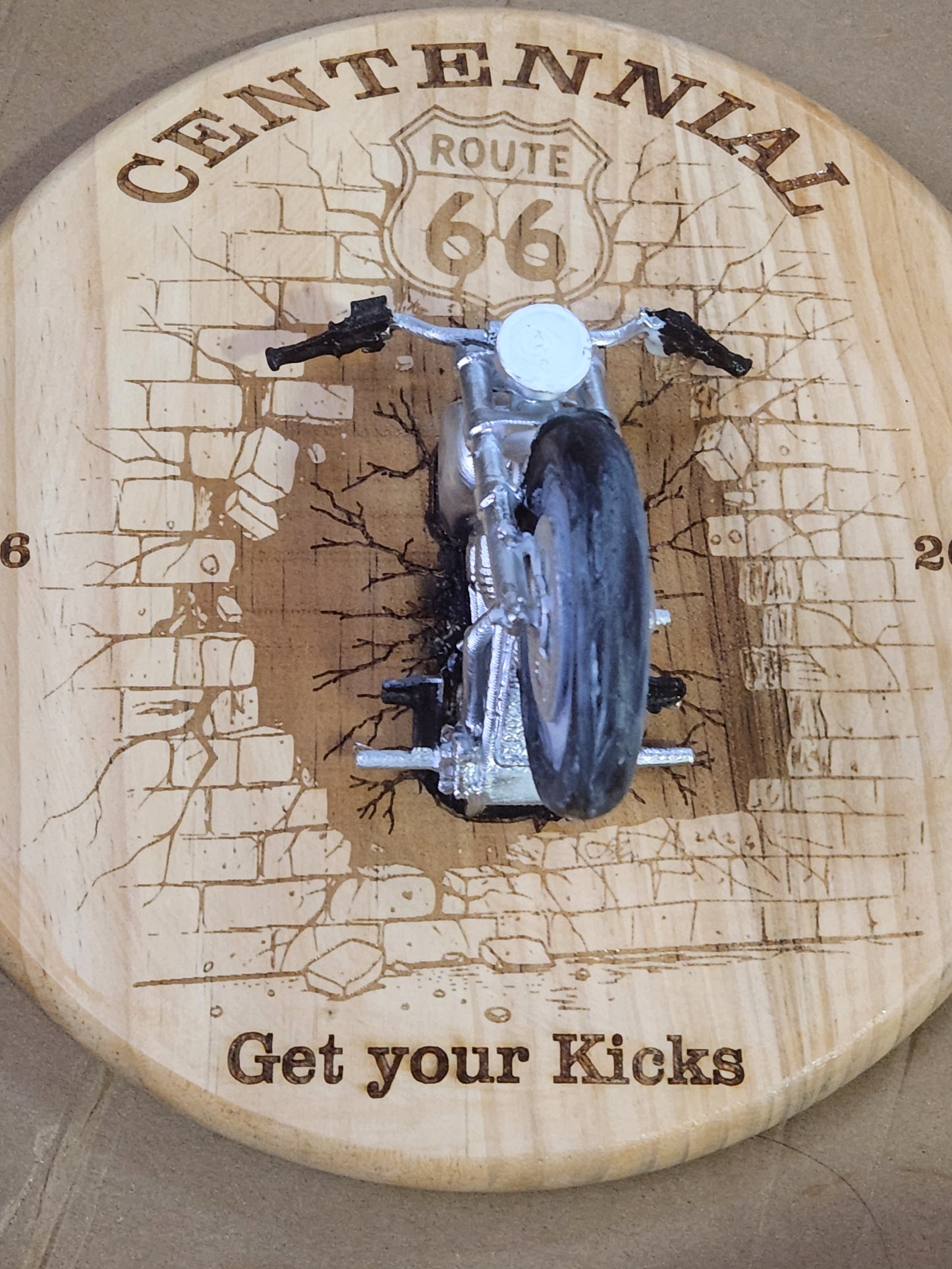 Route 66 Bikers Wall Art