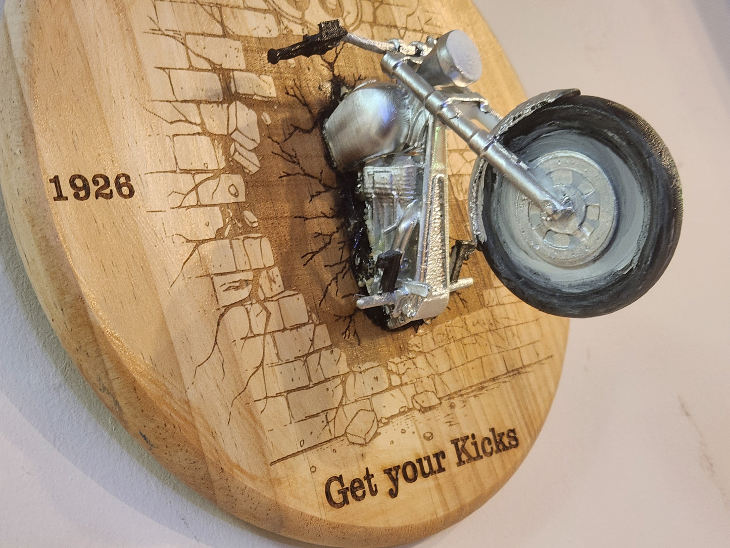 Route 66 Bikers Wall Art