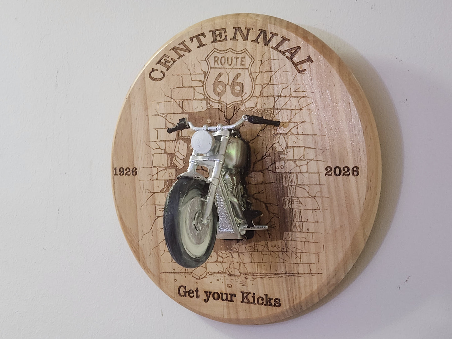 Route 66 Bikers Wall Art