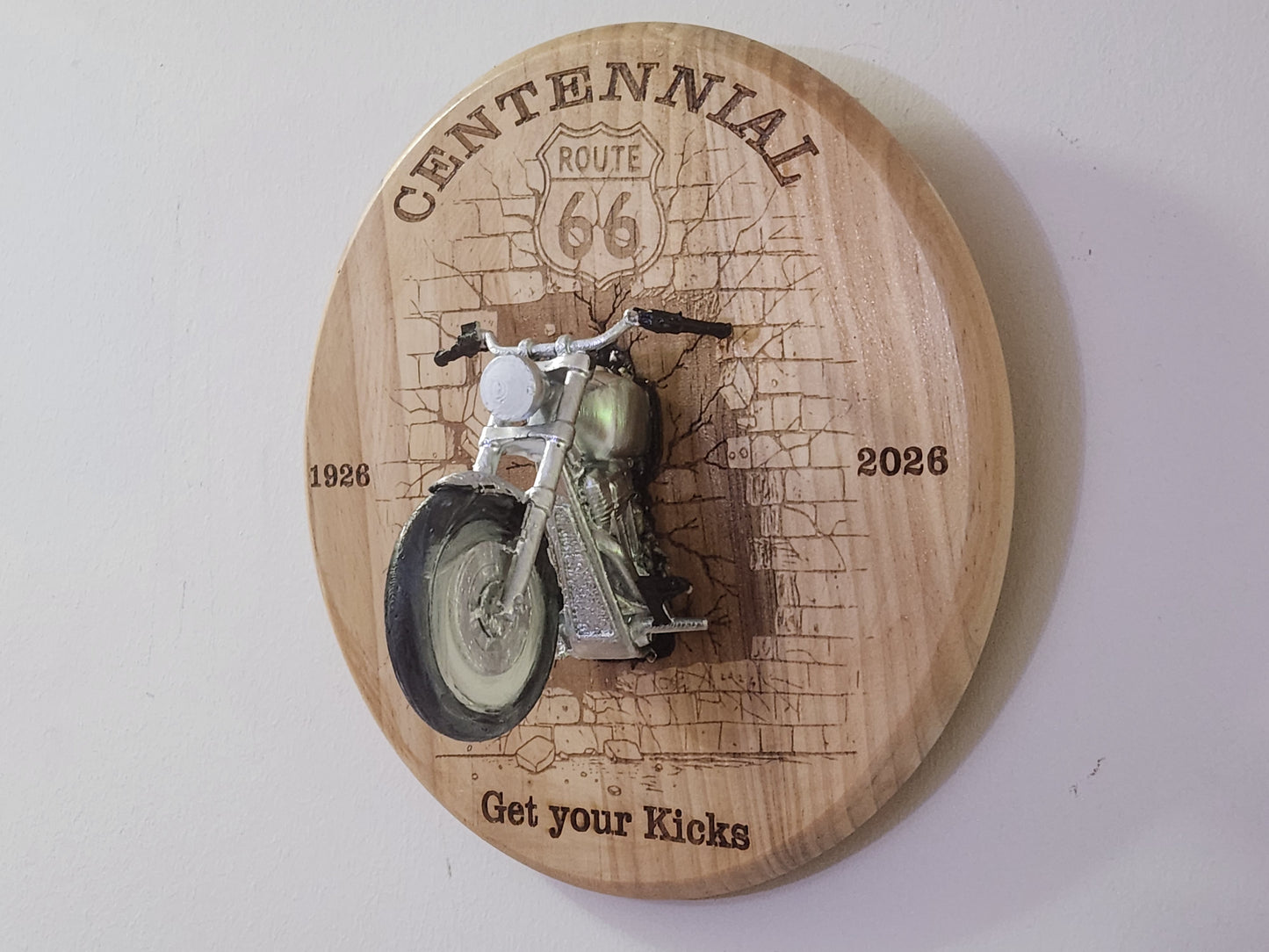 Route 66 Bikers Wall Art