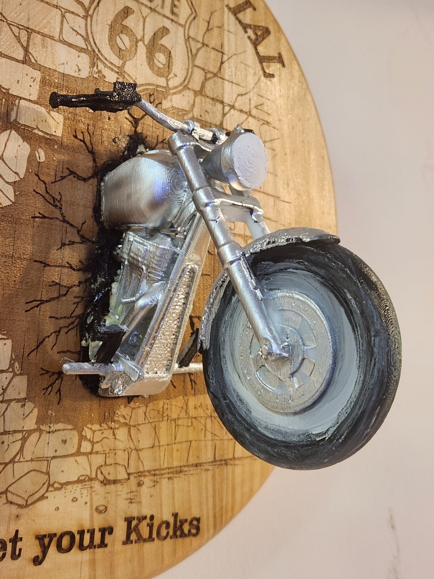 Route 66 Bikers Wall Art