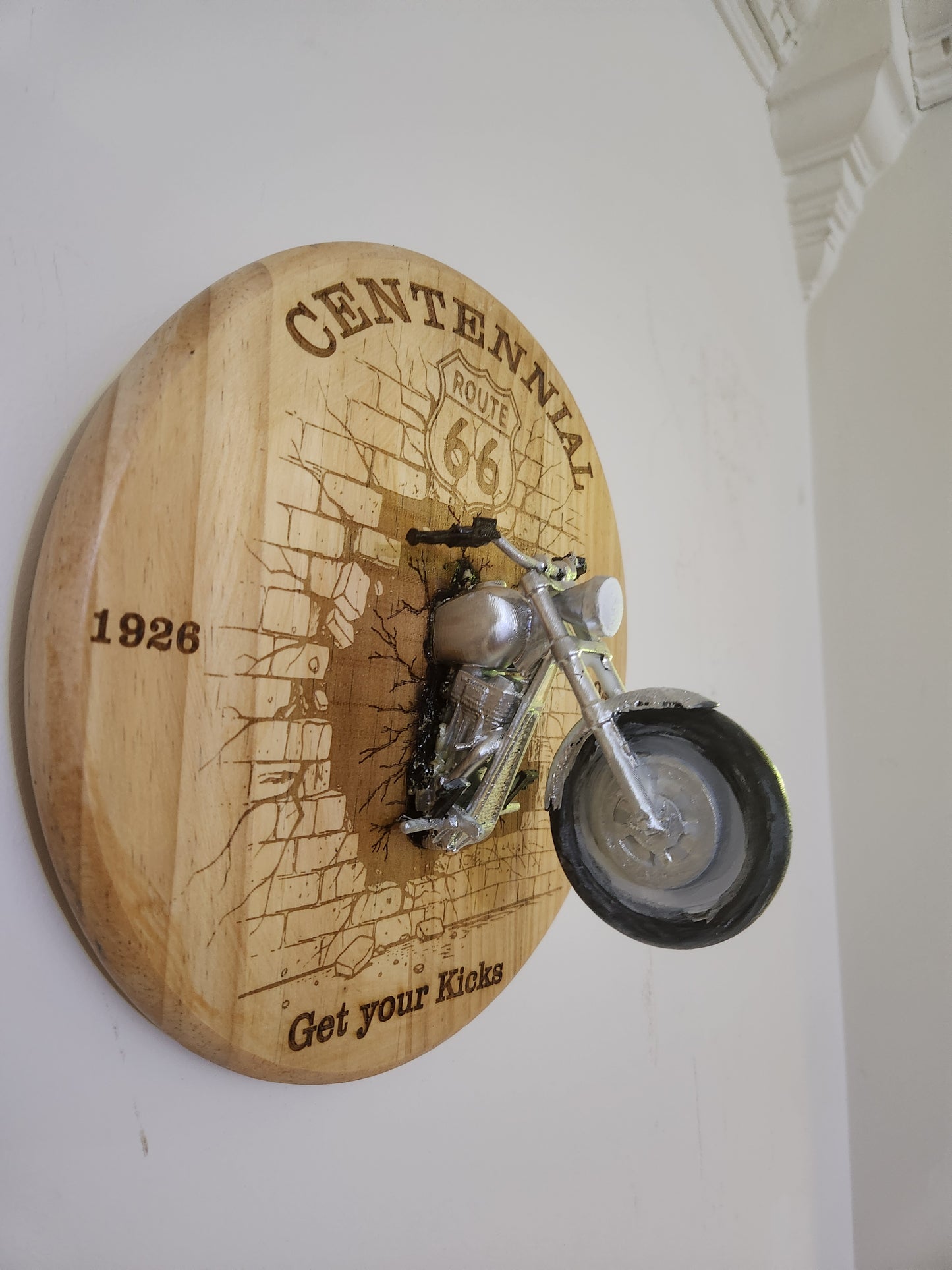 Route 66 Bikers Wall Art