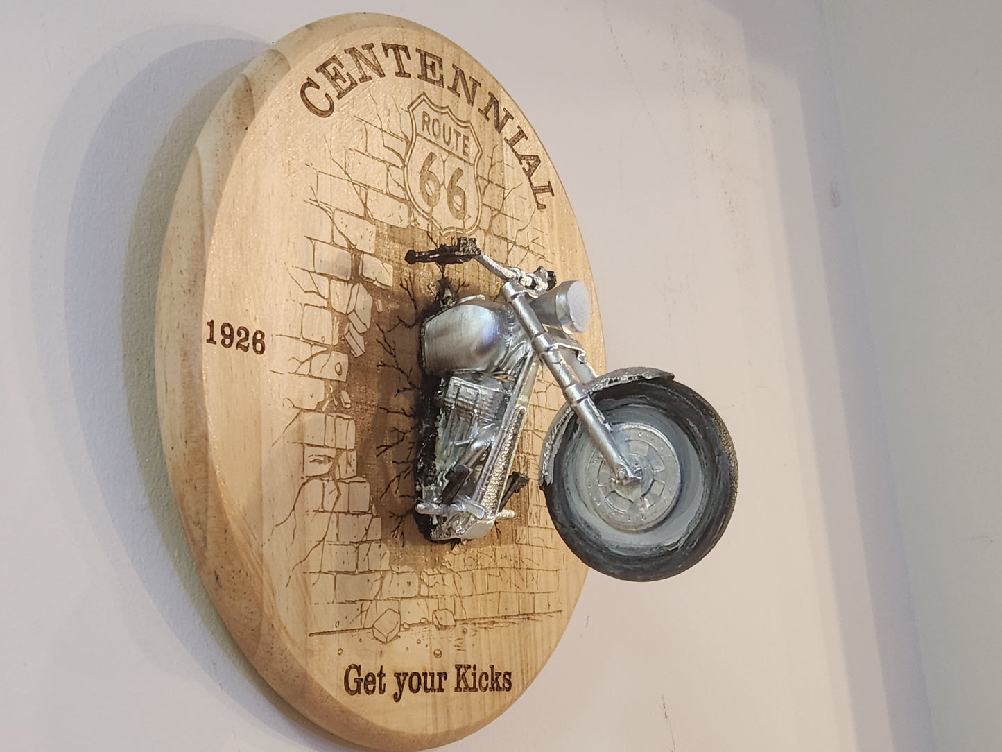 Route 66 Bikers Wall Art